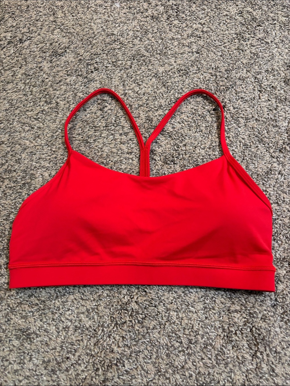 CRZ YOGA Butterluxe Y Back Spaghetti Thin Strap bra size large